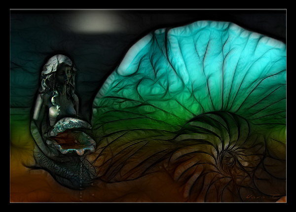 Meerjungfrau + Nautilus