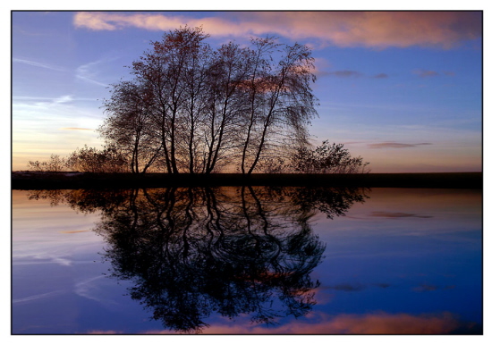 Winterspiegelung